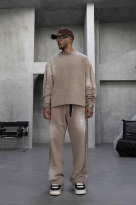 Black Island - Washed Tracksuit Beige 1935-36