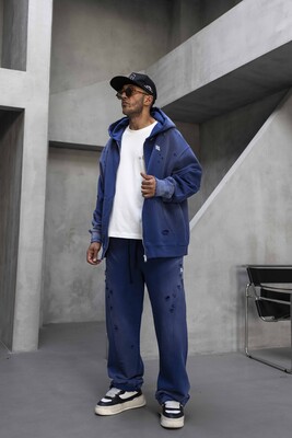 Black Island - Washed Tracksuit Blue 1933-30 (1)