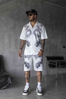 Black Island - White Satin Suit 10947