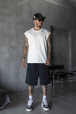 Black Island - White Singlet 1909